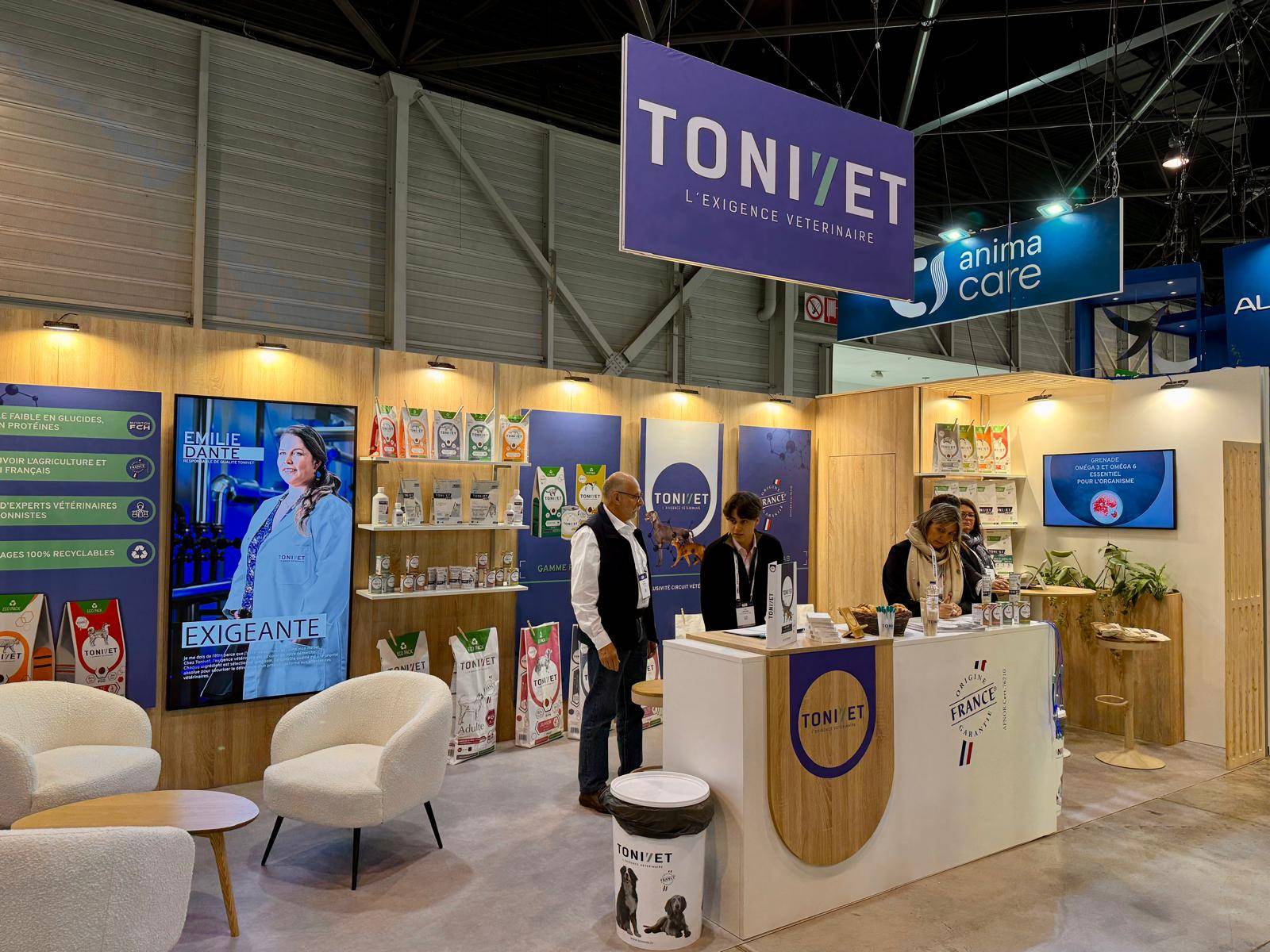 Stand Tonivet, Salon vétérinaire